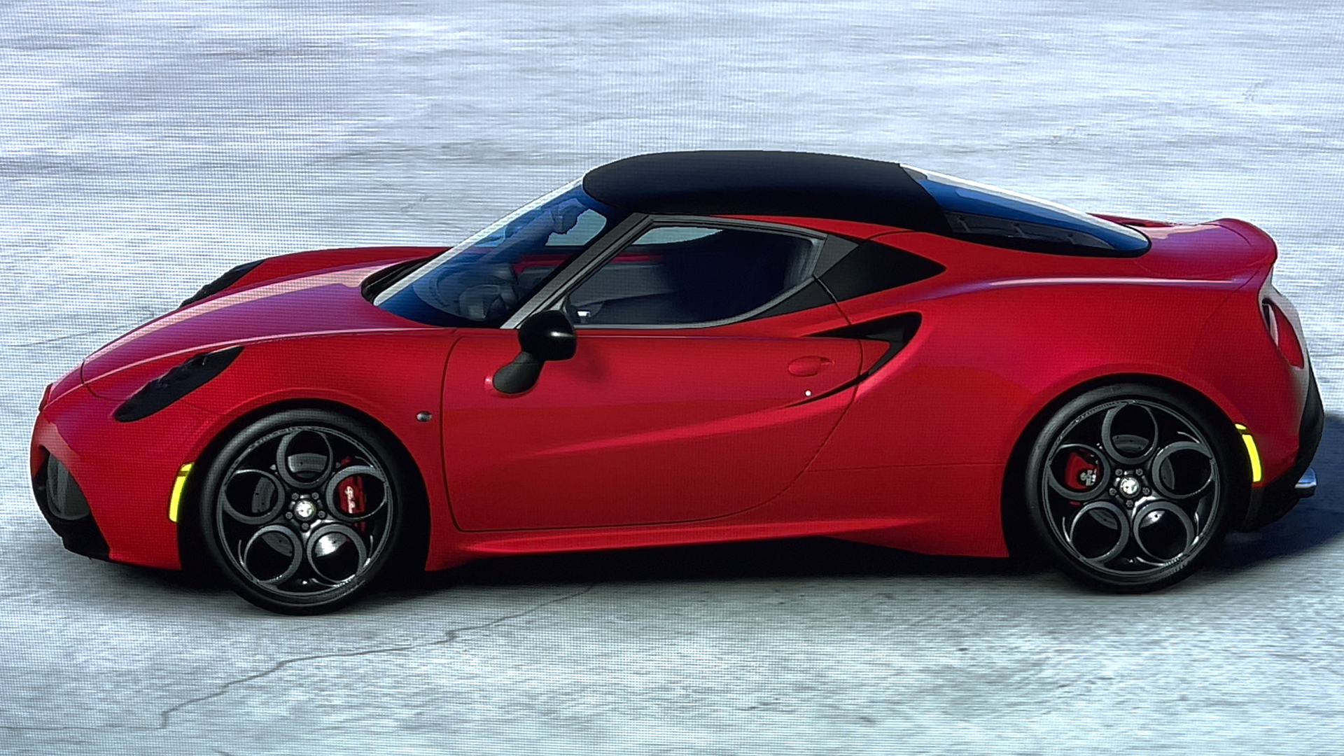 ALFA ROMEO 4C BLACK DIVIDE 施工写真