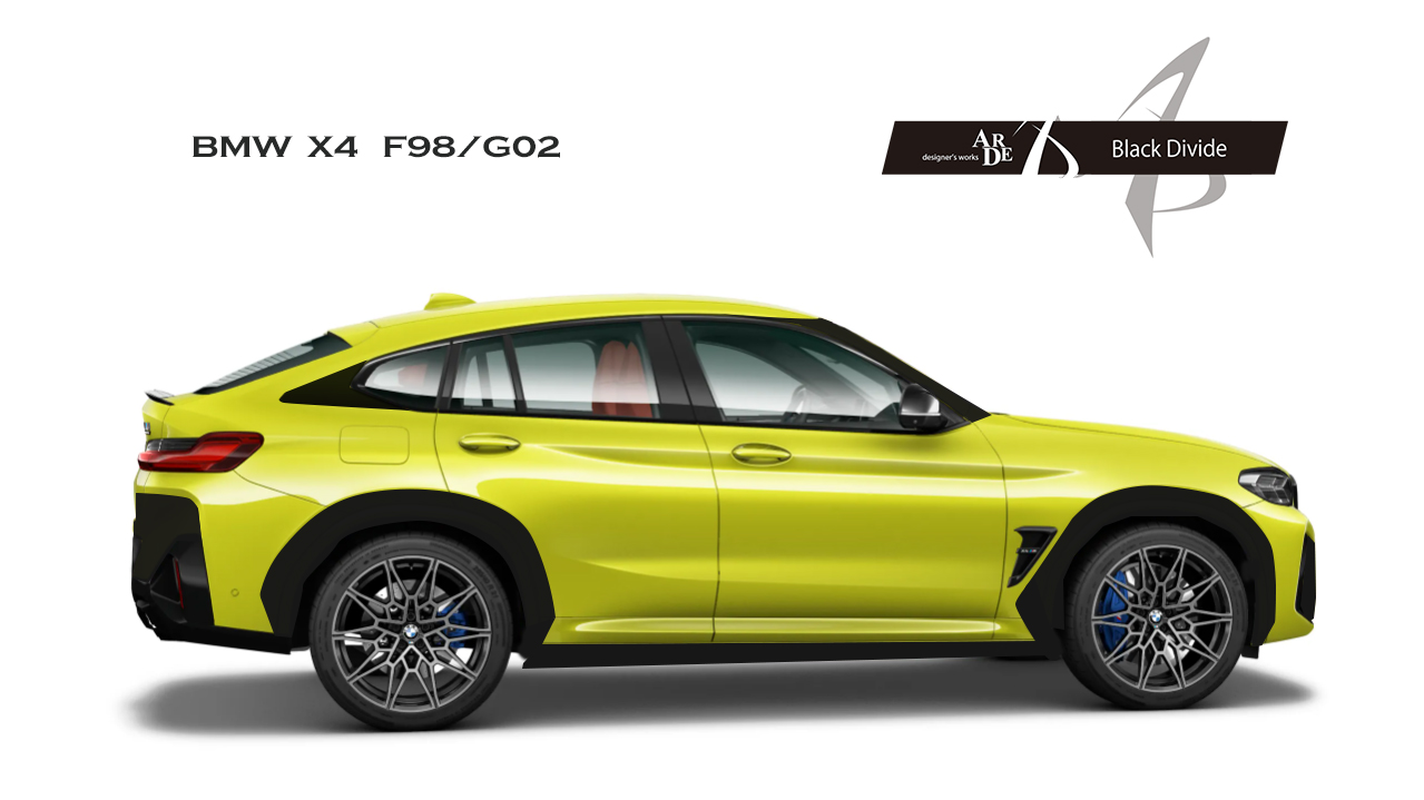 BMW X4 F98/G02 ROOF & SIDE SET 施工写真