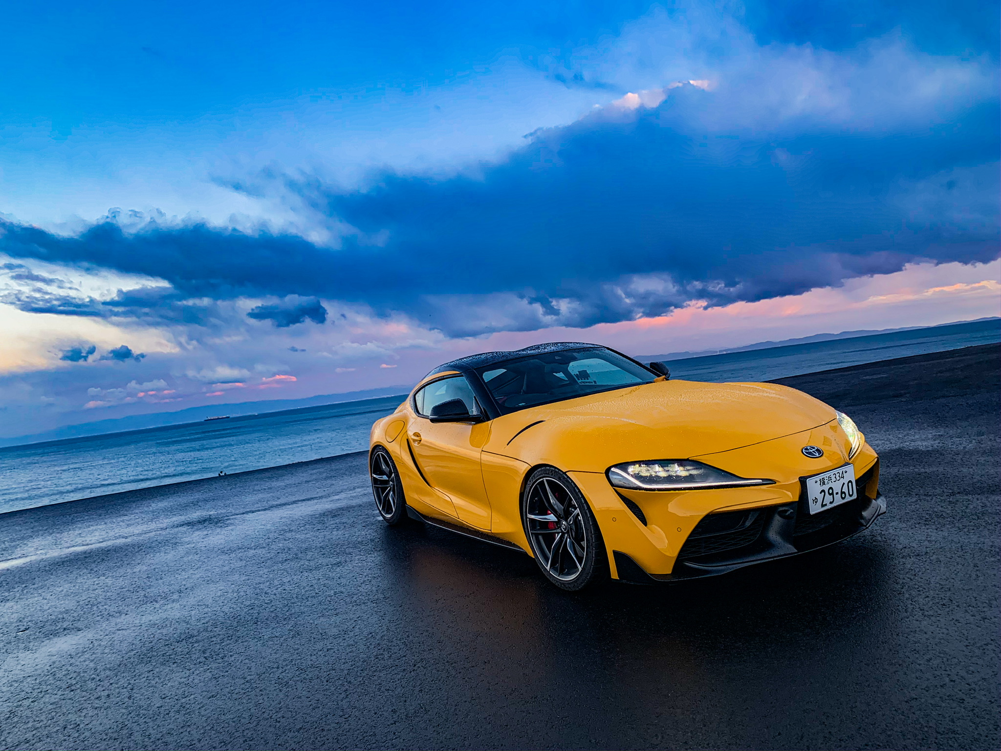 GR SUPRA BLACK DIVIDE 施工写真 02