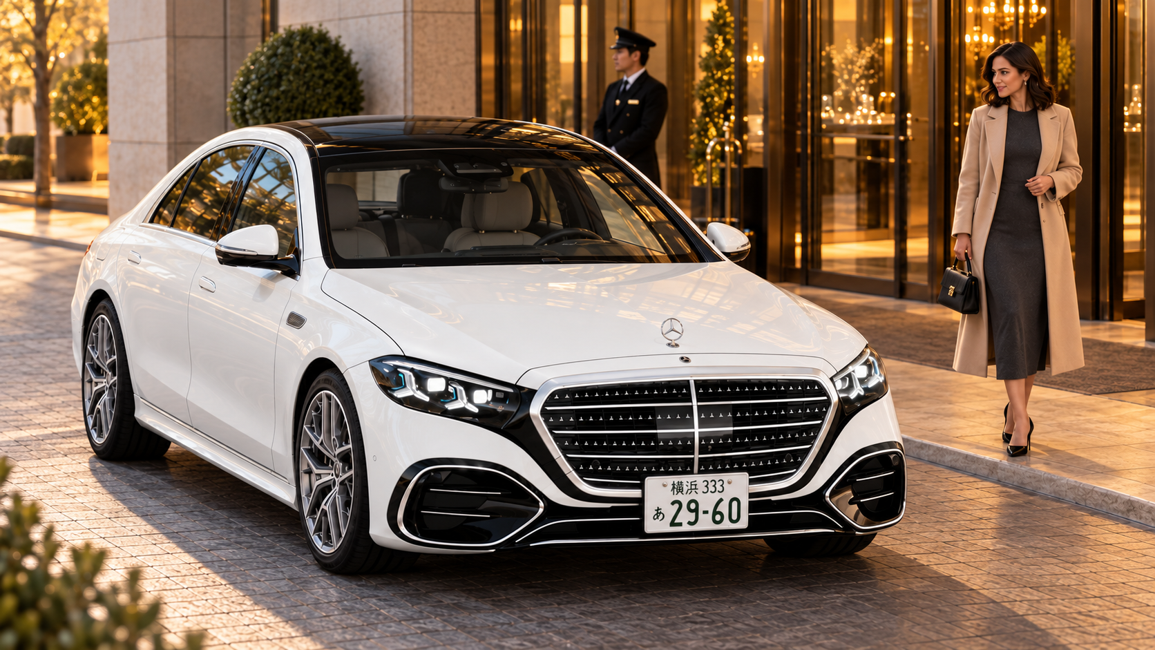 MERCEDES-BENZ S-CLASS BLACK DIVIDE 施工写真
