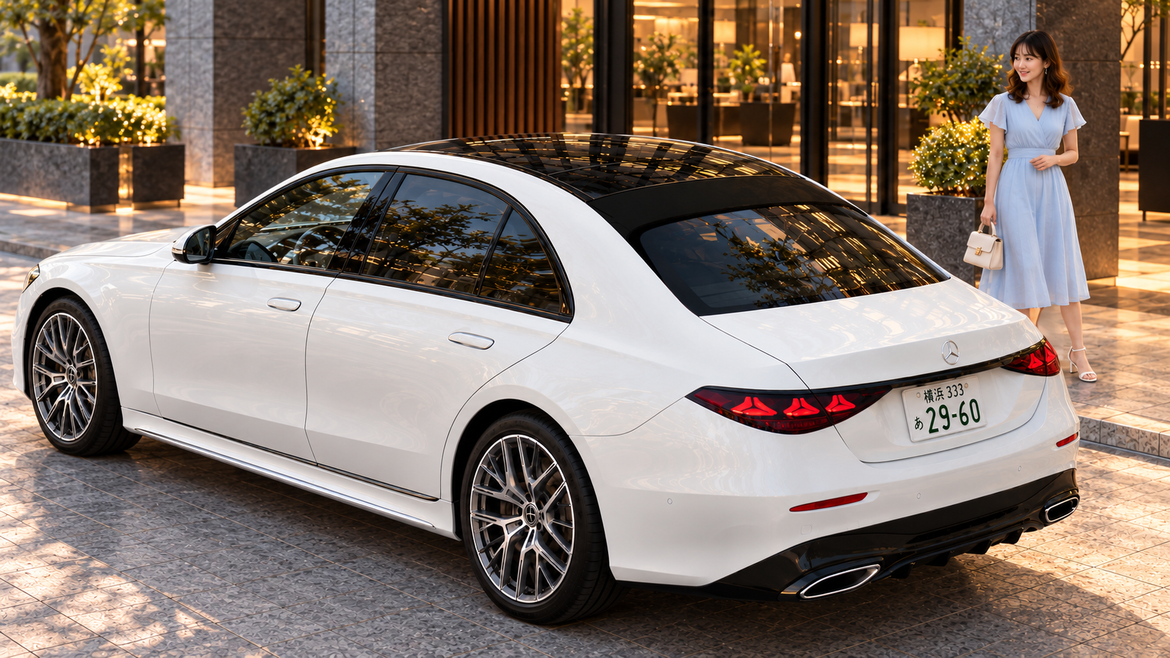 MERCEDES-BENZ S-CLASS BLACK DIVIDE 施工写真