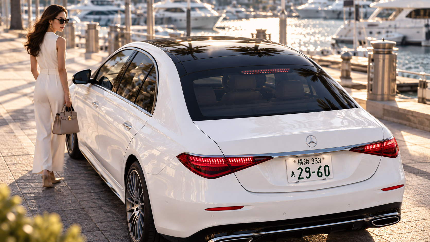 MERCEDES-BENZ S-CLASS BLACK DIVIDE 施工写真