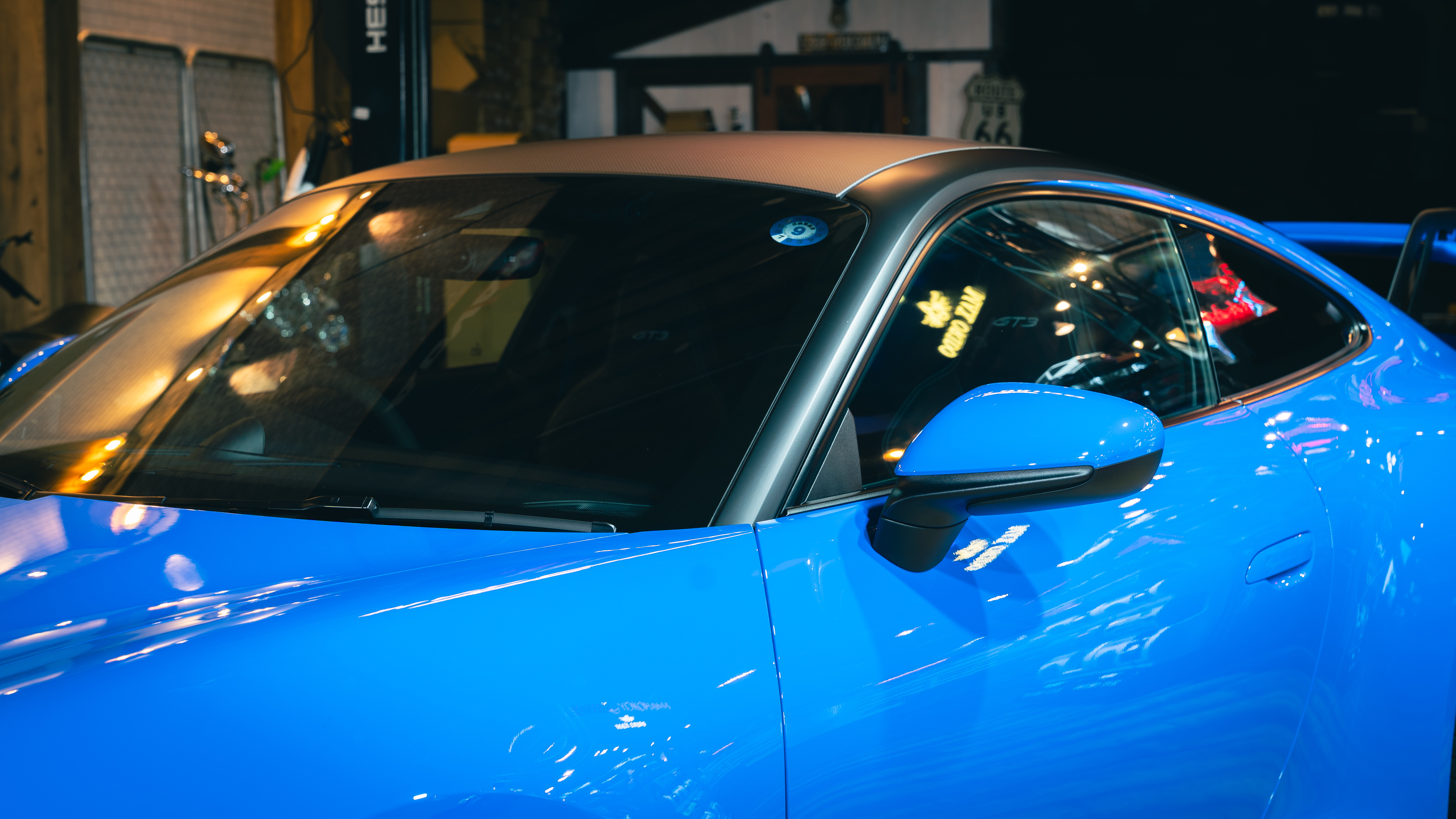 PORSCHE 911 GT3 BLACK DIVIDE 施工写真