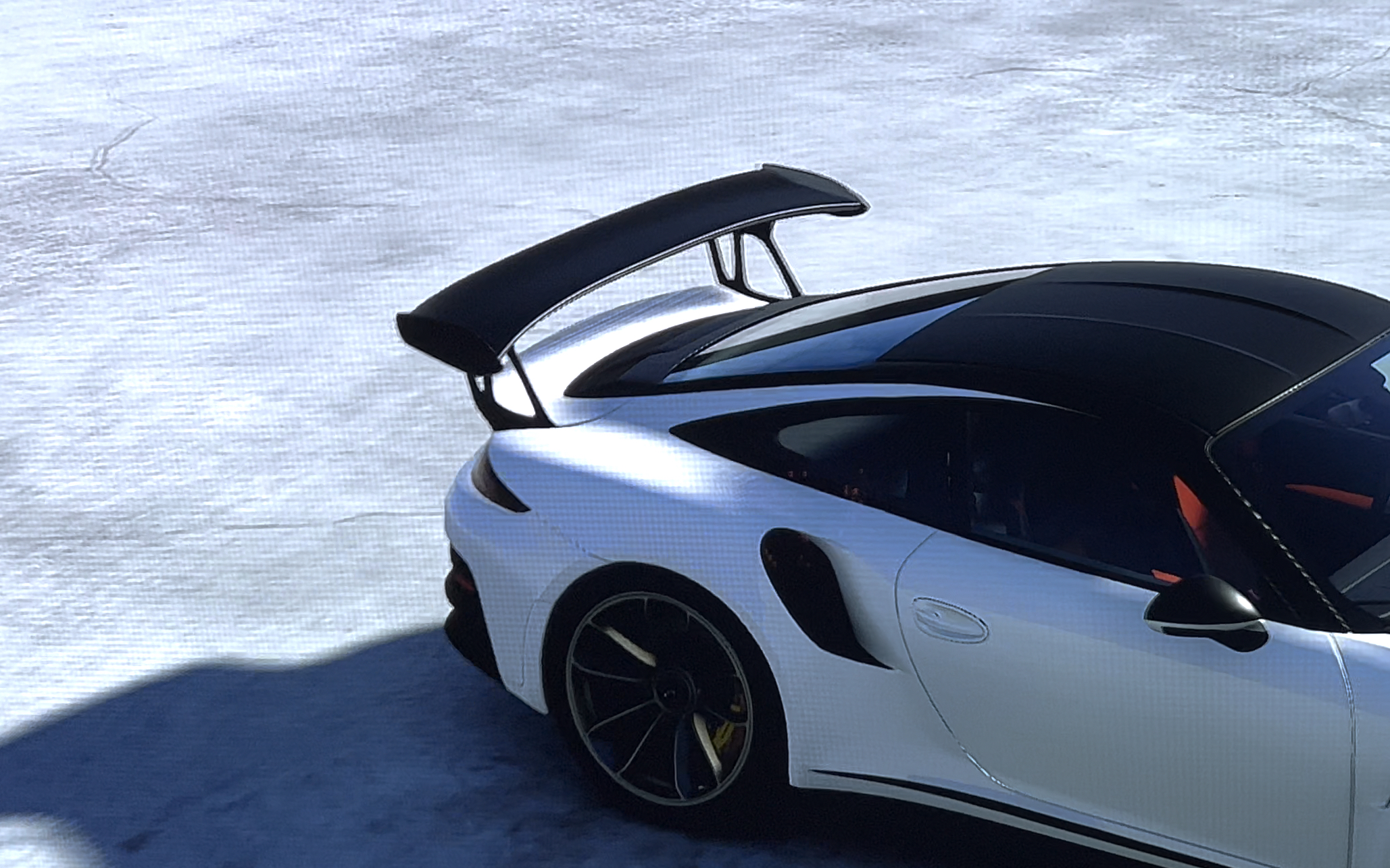 PORSCHE 911 GT3RS BLACK DIVIDE 施工写真