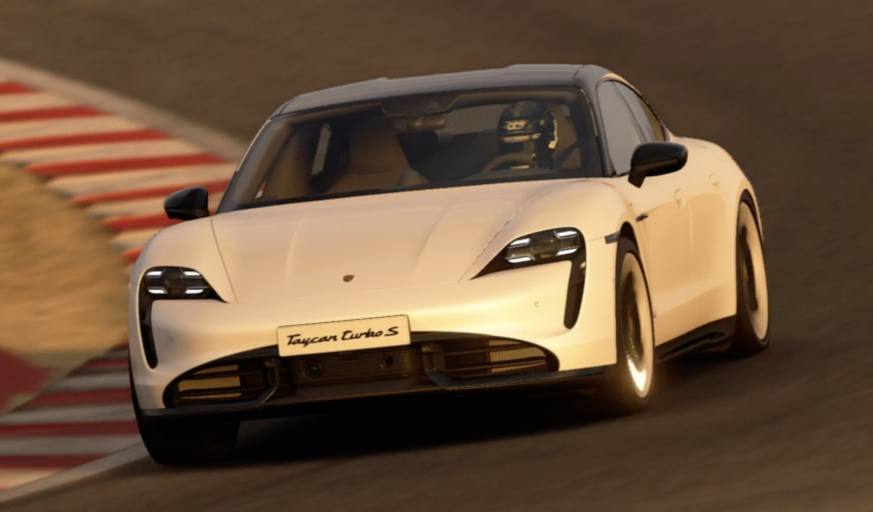 PORSCHE Taycan BLACK DIVIDE 施工写真
