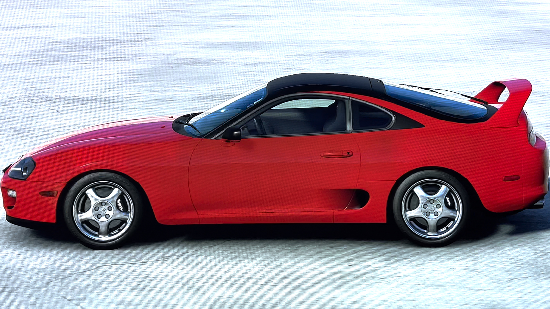 TOYOTA SUPRA JZA80 ROOF SET 施工写真