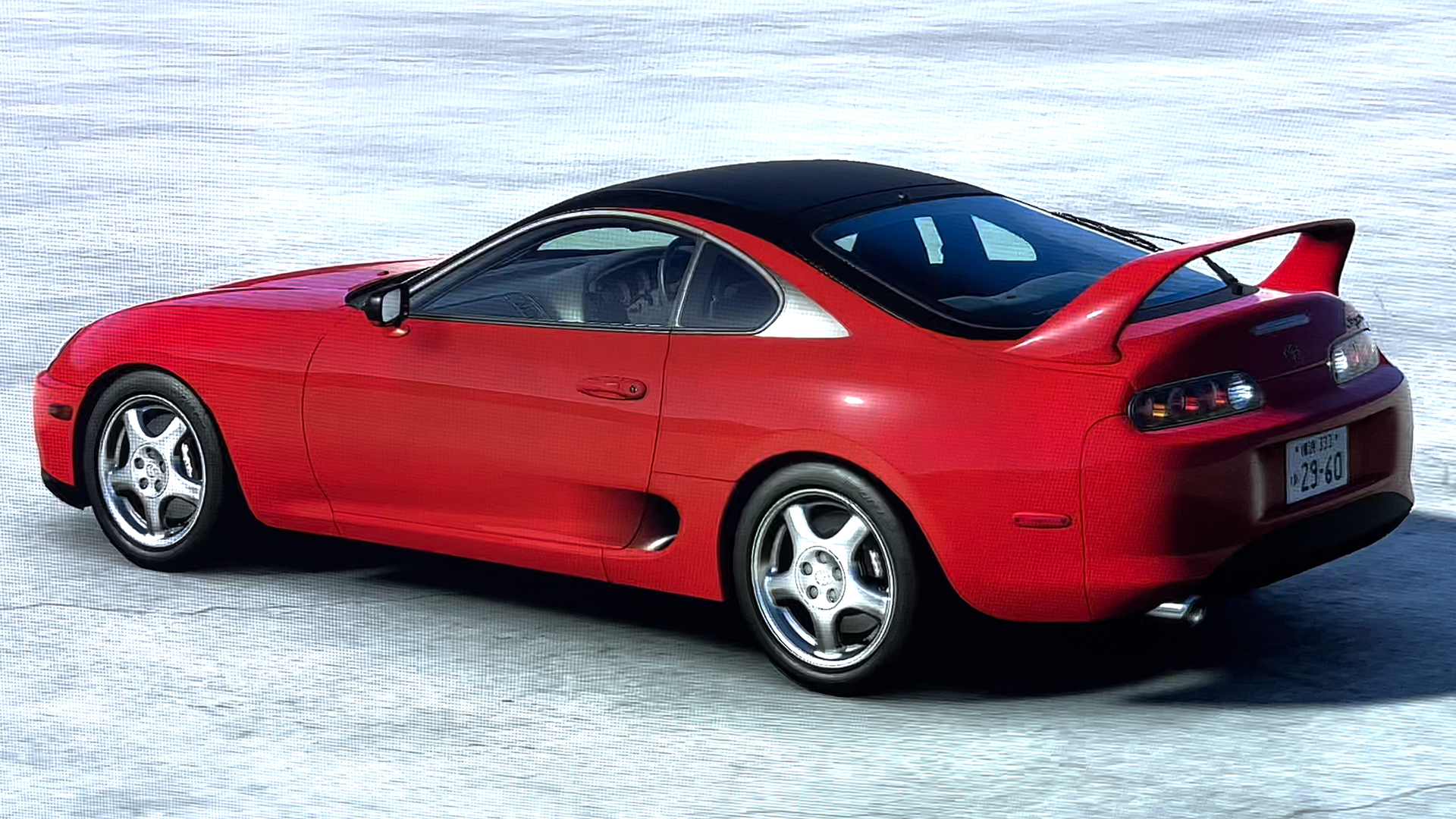 TOYOTA SUPRA JZA80 ROOF SET 施工写真