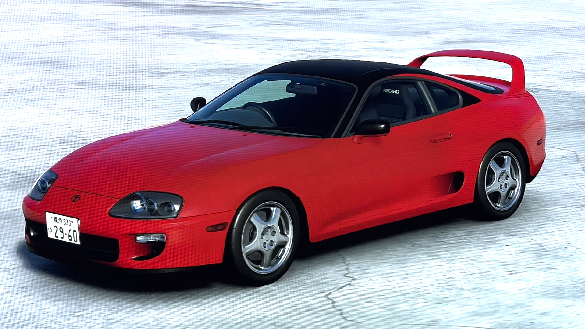 TOYOTA SUPRA JZA80 ROOF SET 施工写真